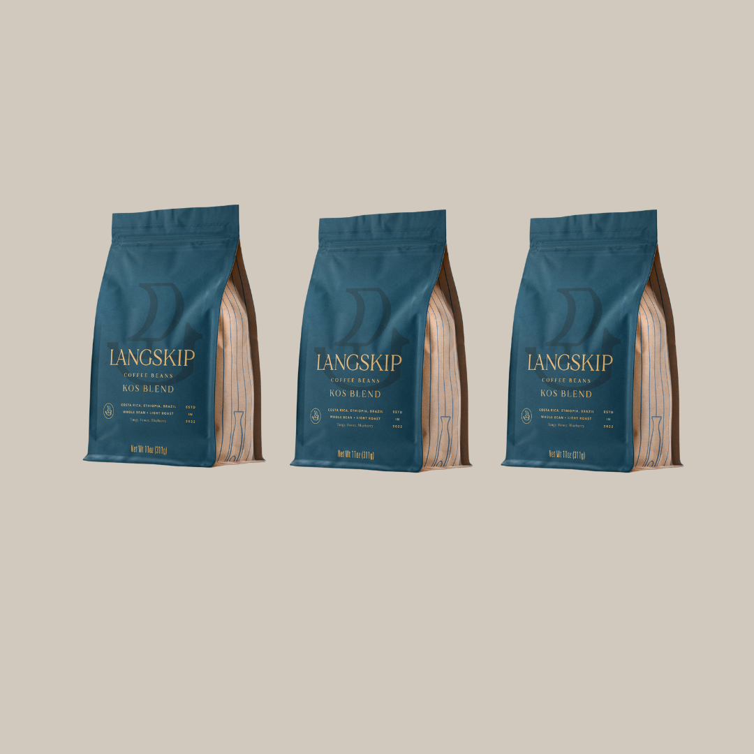 Three packs of the Kos Blend