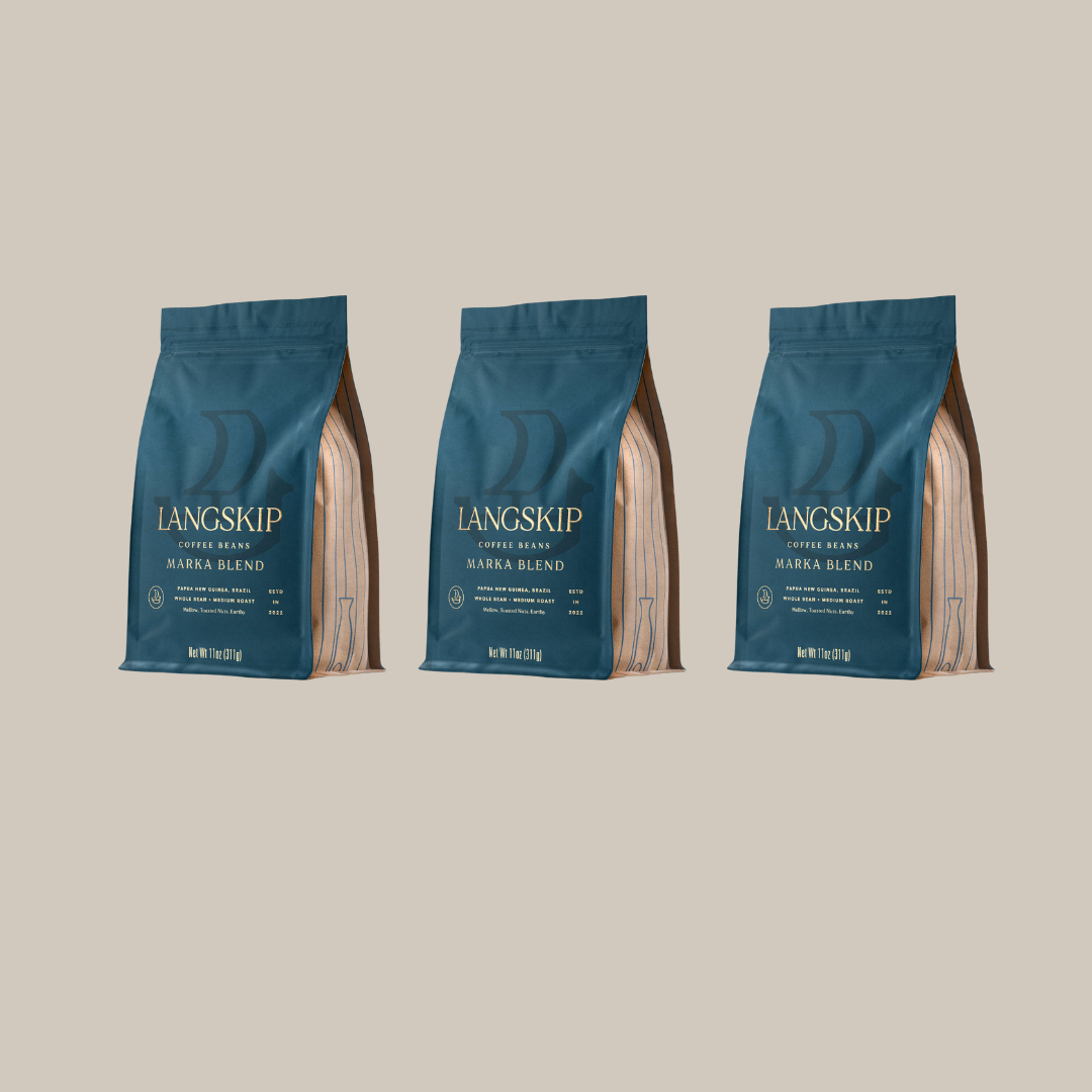 Three packs of the Marka Blend