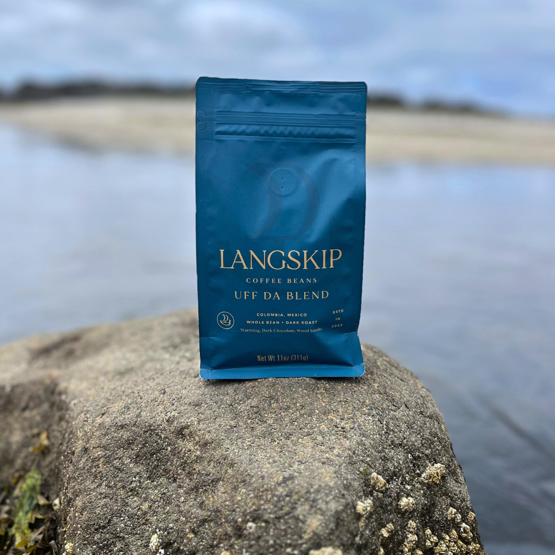 Discover the Bold Dark Roast Uff Da Blend from Langskip Coffee